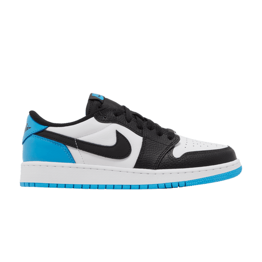 Jordan 1 Retro Low OG Black Dark Powder Blue (GS)