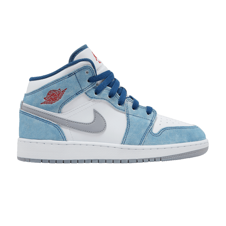 Jordan 1 Mid SE French Blue Light Steel (GS)