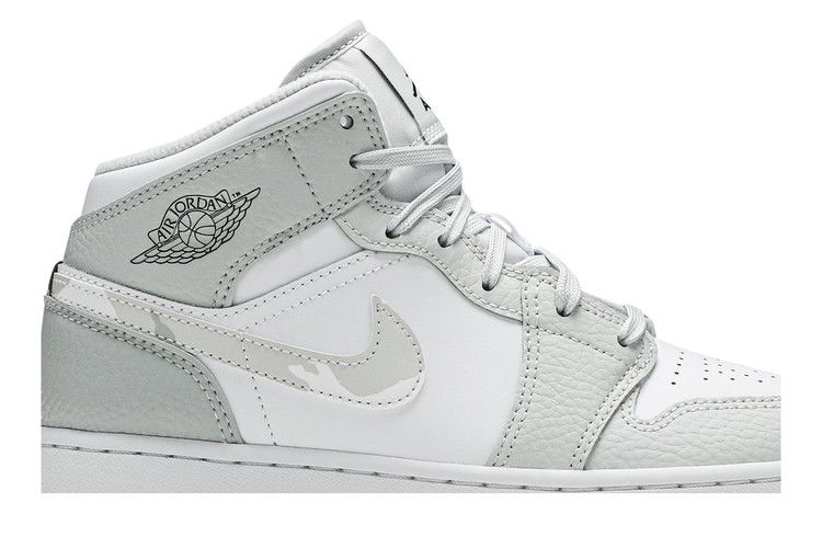 Jordan 1 Mid Grey Camo (GS)