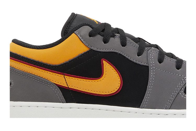 Jordan 1 Low SE Light Graphite Vivid Orange (GS)