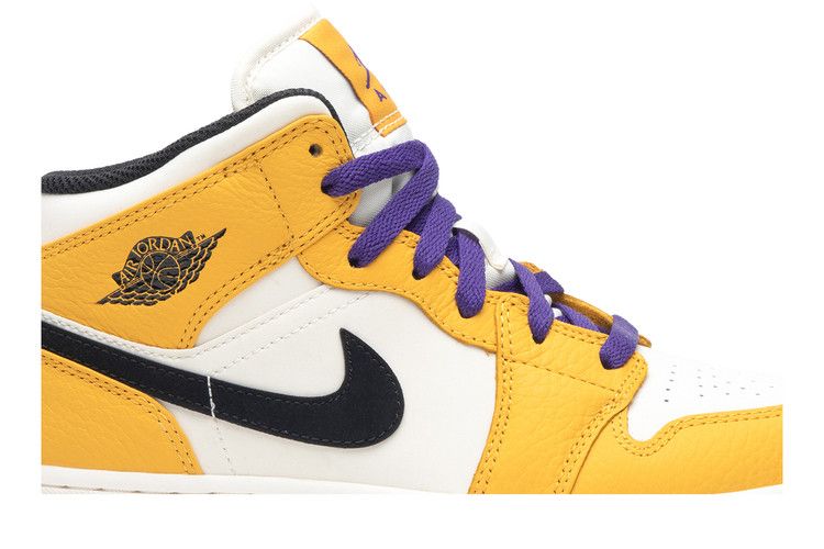 Jordan 1 Mid SE Lakers (GS)