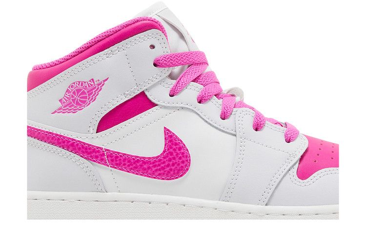 Jordan 1 Mid Fire Pink (GS)