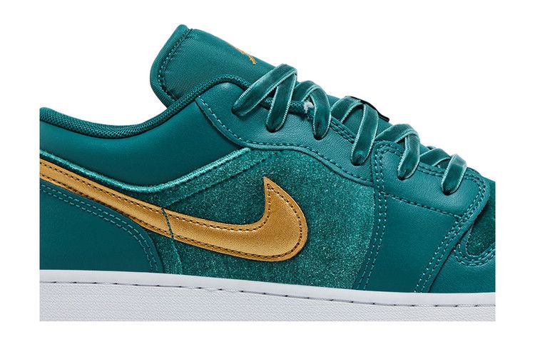 Jordan 1 Low SE Geode Teal Metallic Gold (GS)