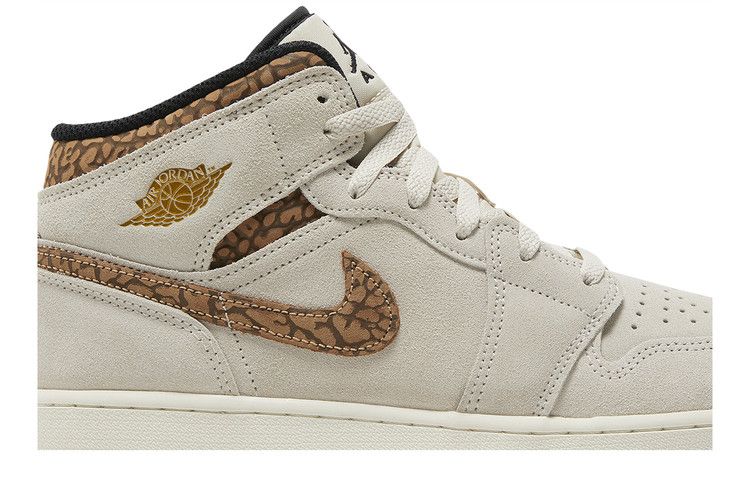 Jordan 1 Mid SE Brown Elephant (GS)