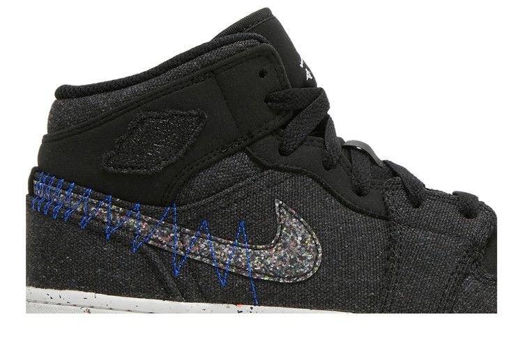 Jordan 1 Mid SE Crater Black (GS)