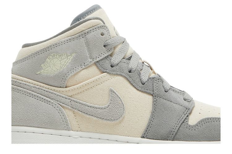 Jordan 1 Mid SE Coconut Milk Particle Grey (GS)