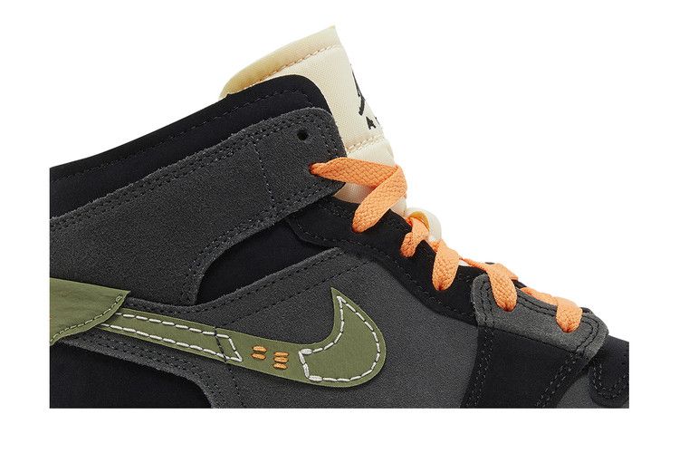 Jordan 1 Mid SE Craft Anthracite Light Olive (GS)