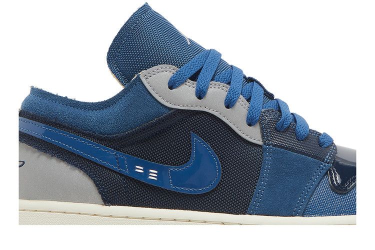 Jordan 1 Low SE Craft Obsidian French Blue Ashen Slate White
