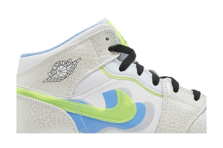 Jordan 1 Mid SE Warped Swoosh (GS)