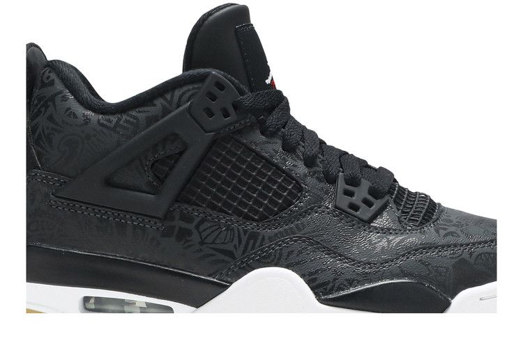 Jordan 4 Retro Laser Black Gum (GS)
