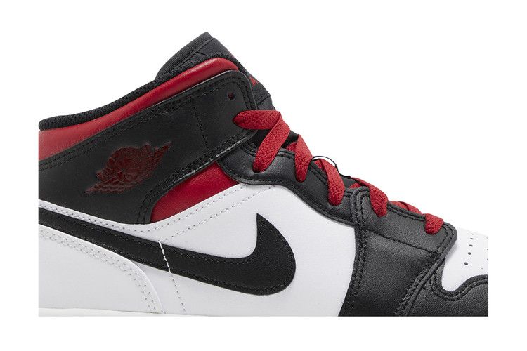 Jordan 1 Mid Gym Red Black Toe (GS)