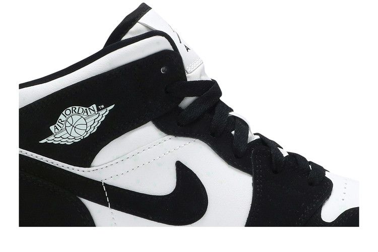 Jordan 1 Mid White Black Teal Tint (GS)