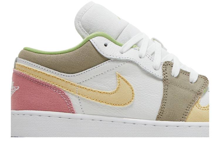 Jordan 1 Low Pastel Grind Vivid Green (GS)