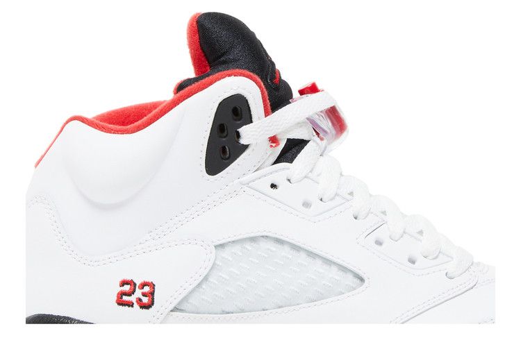 Jordan 5 Retro Fire Red Black Tongue (2013) (GS)