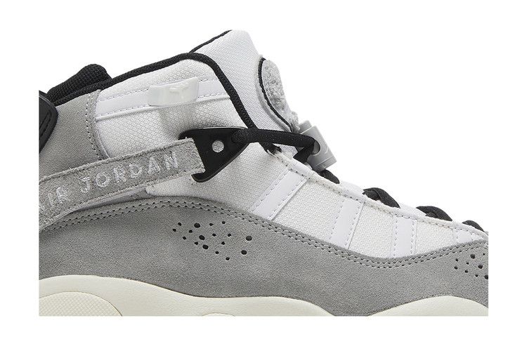 Jordan 6 Rings Light Smoke Grey Black Sail White (GS)