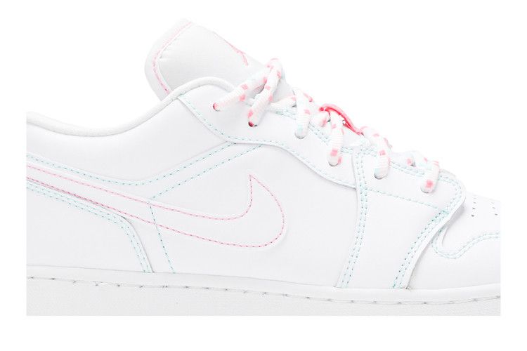Jordan 1 Low White Green Pink (GS)