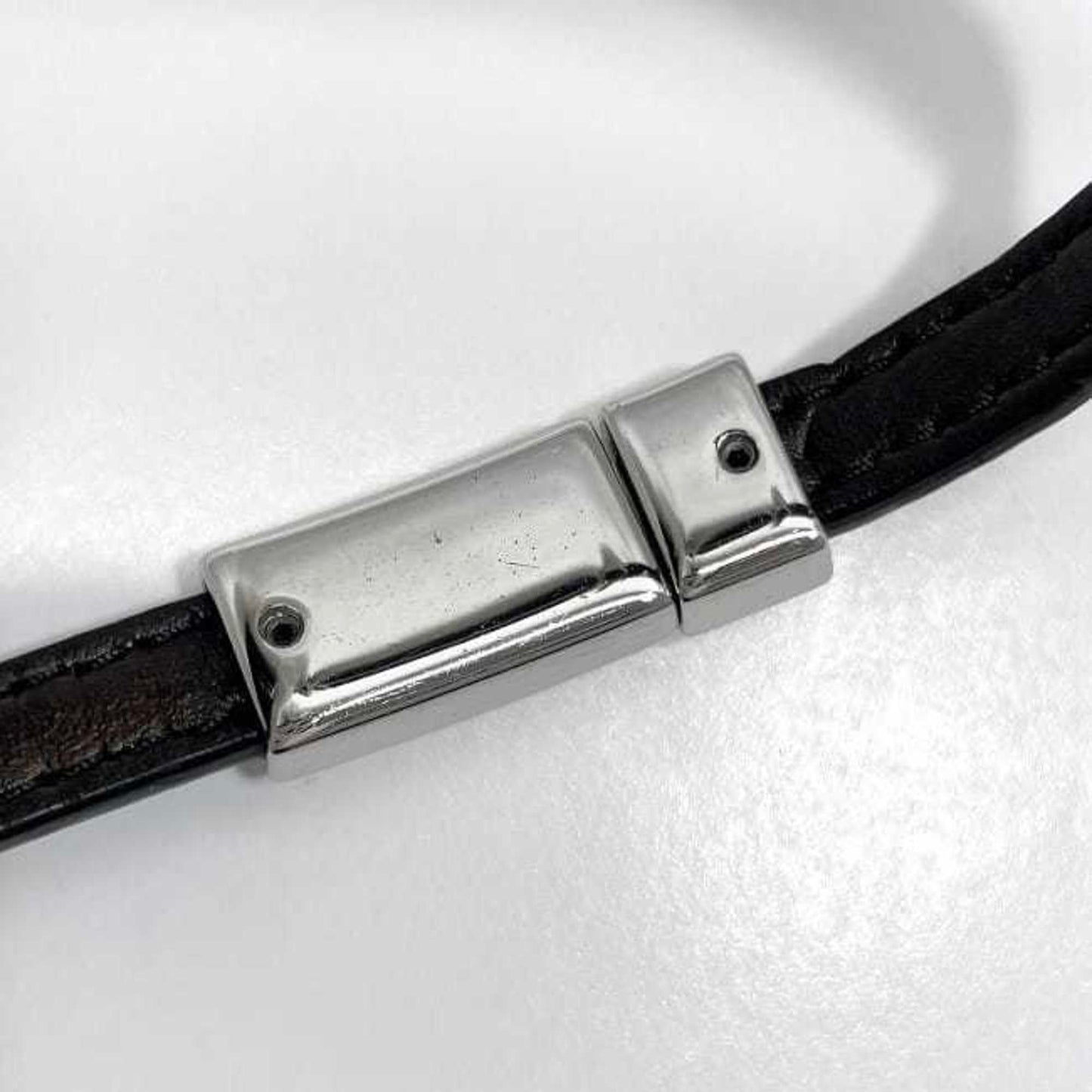 Bracelet Black Nero Leather and Metal