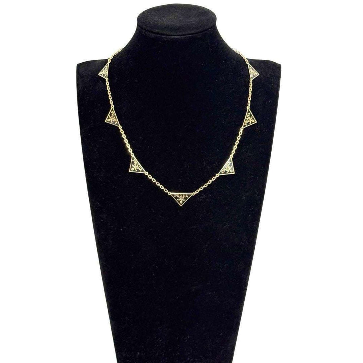 Pendant Necklace Enamel Metal