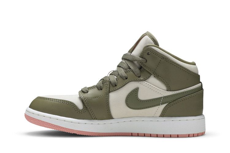 Jordan 1 Mid Trooper Bleached Coral (GS)
