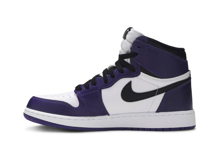 Jordan 1 Retro High Court Purple White (GS)