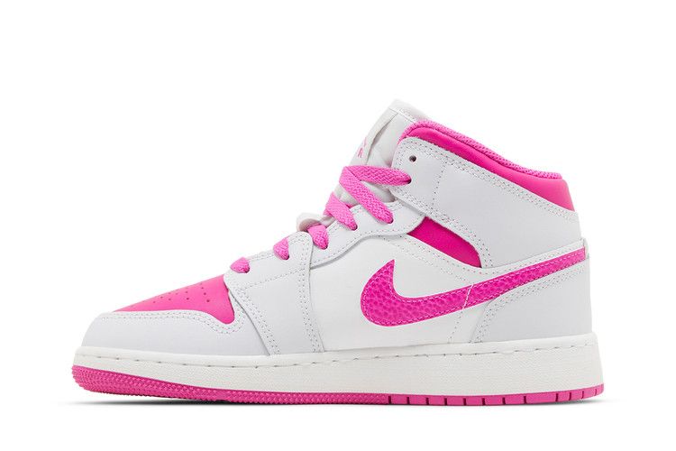 Jordan 1 Mid Fire Pink (GS)