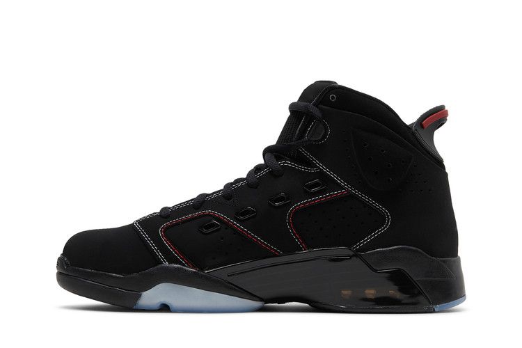 Jordan 6-17-23 Black White Red Contrast Stitching
