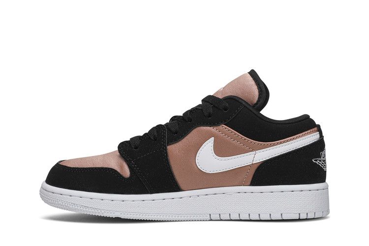Jordan 1 Low Black White Rose Gold (GS)