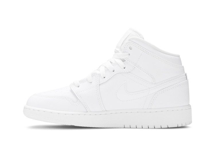 Jordan 1 Mid Triple White (2020) (GS)