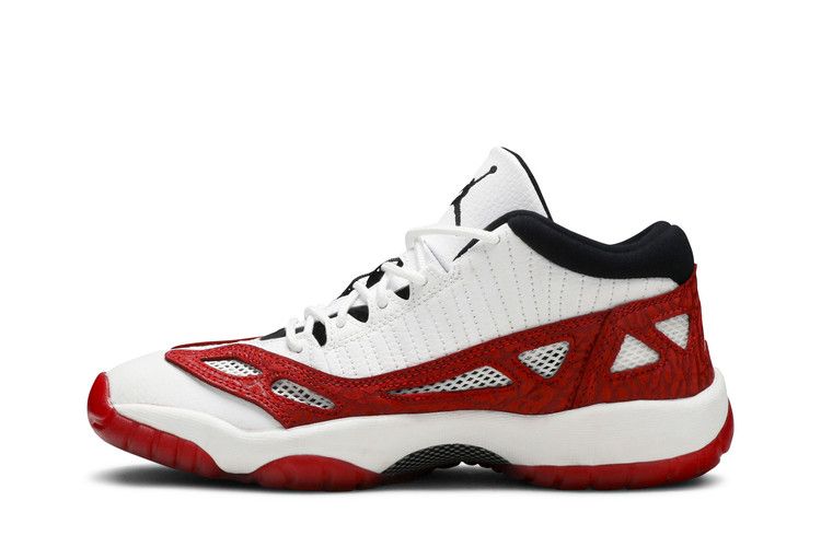 Jordan 11 Retro Low IE White Gym Red (GS)