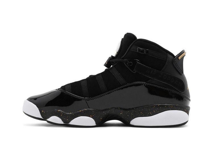 Jordan 6 Rings Black Metallic Gold White