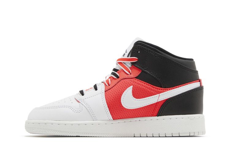 Jordan 1 Mid SE White Black Infrared (GS)