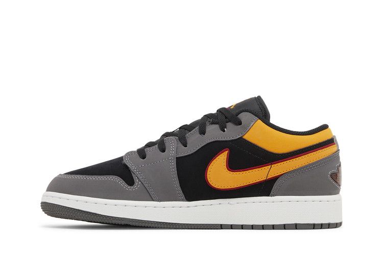 Jordan 1 Low SE Light Graphite Vivid Orange (GS)