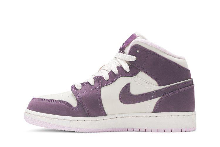Jordan 1 Mid Pro Purple Desert Sand (GS)