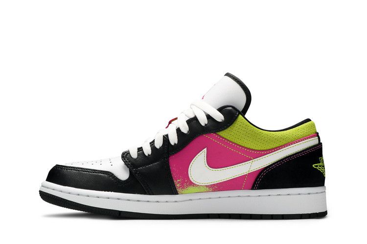 Jordan 1 Low Black Active Fuchsia Cyber