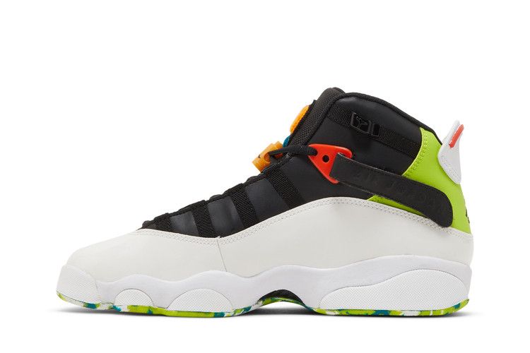Jordan 6 Rings White Neon Green (GS)