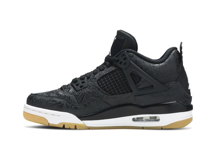 Jordan 4 Retro Laser Black Gum (GS)