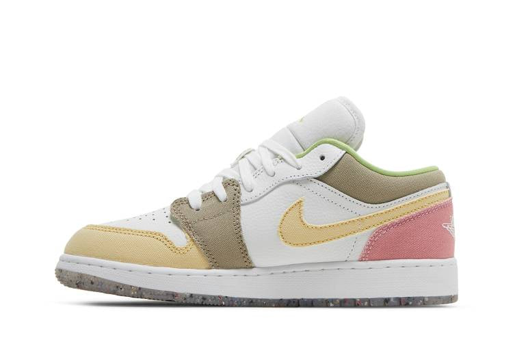 Jordan 1 Low Pastel Grind Vivid Green (GS)