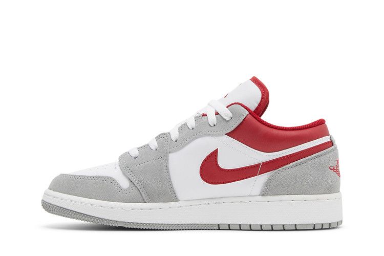 Jordan 1 Low SE Smoke Grey Gym Red (GS)