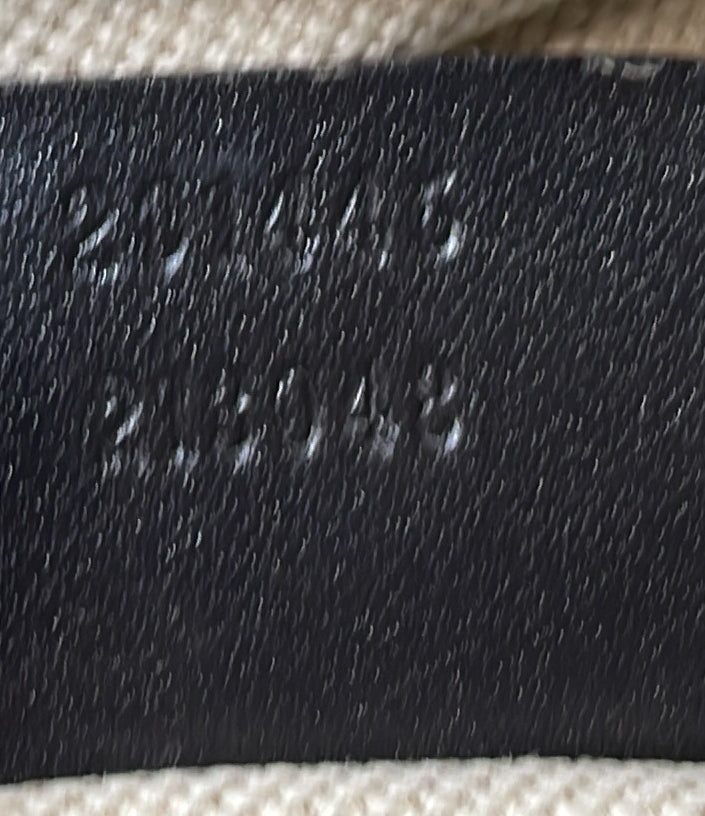 Zip Top Messenger Bag GG Coated Canvas Large