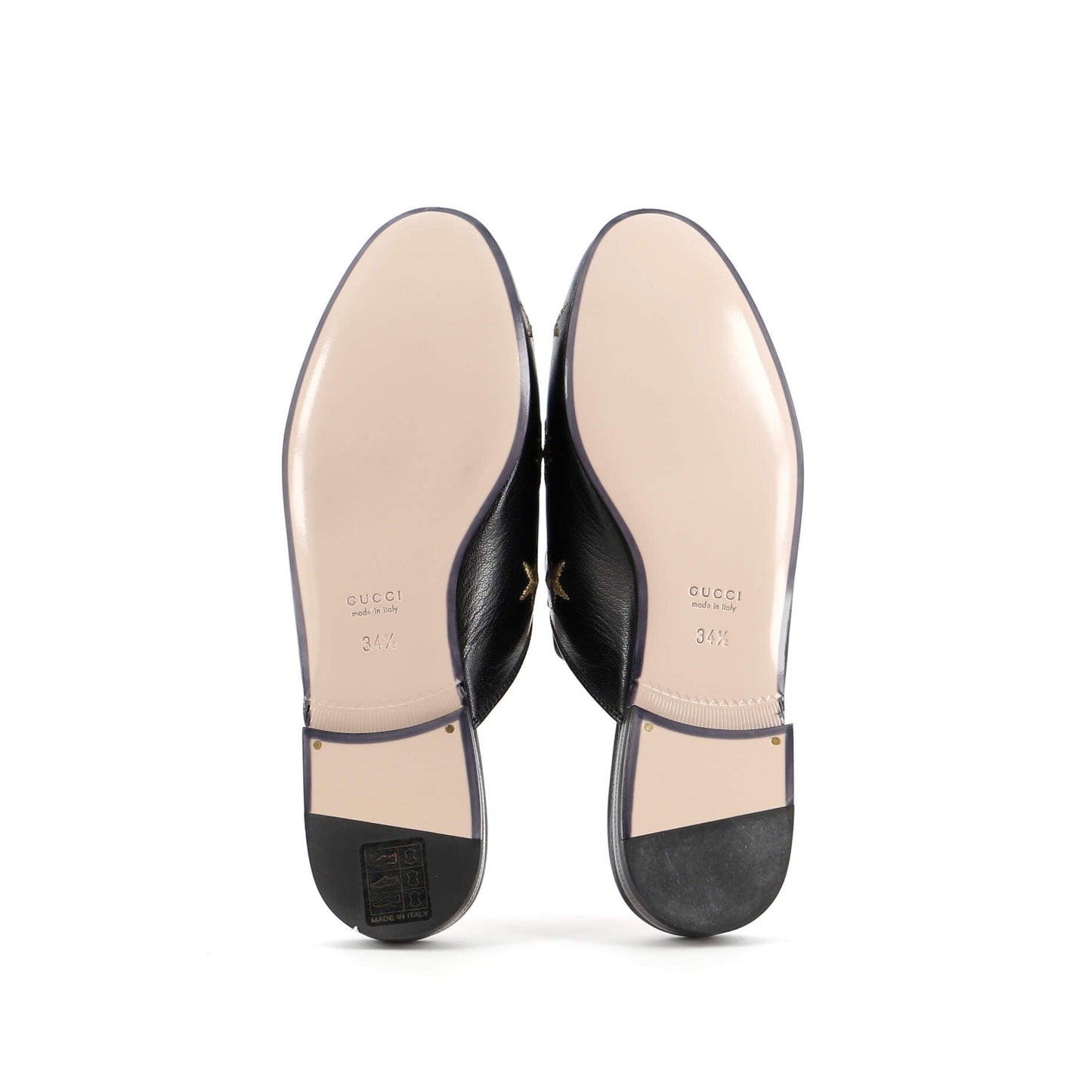 Women's Princetown Mules Embroidered Leather