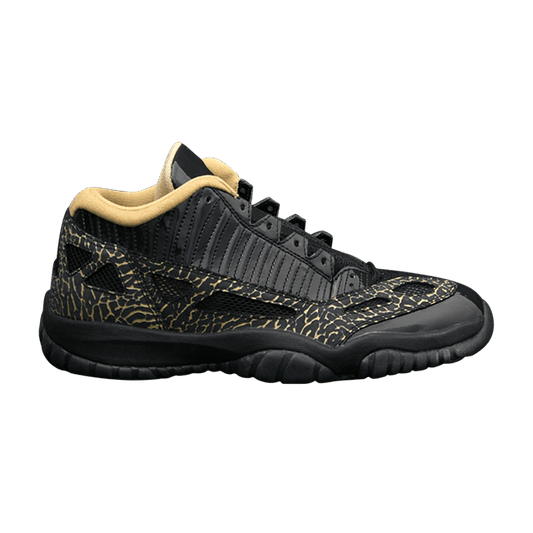 Jordan 11 Retro Low IE Black Metallic Gold (Women's)