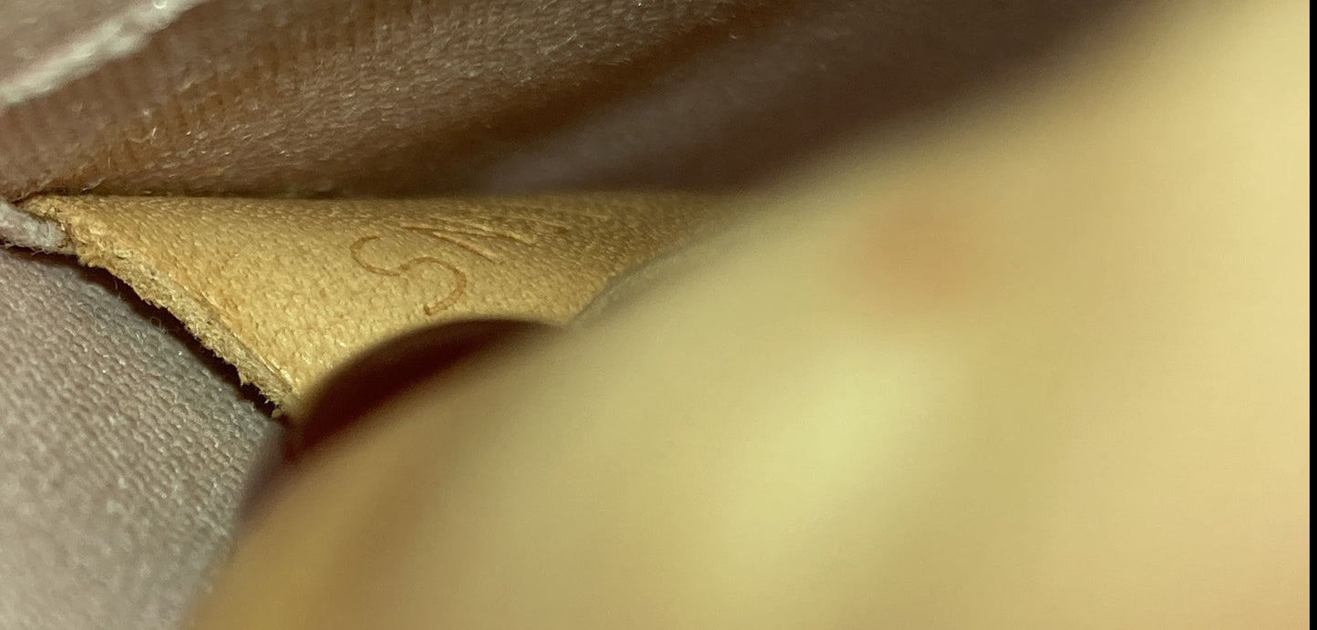 Alma Handbag Limited Edition Monogram Vernis Rayures BB