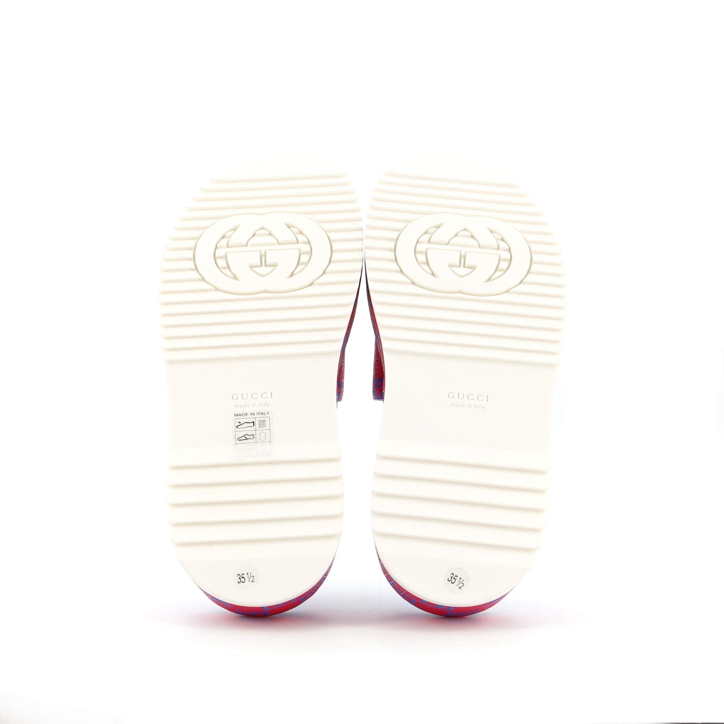 Women's Angelina Platform Slide Sandals GG Coated Canvas