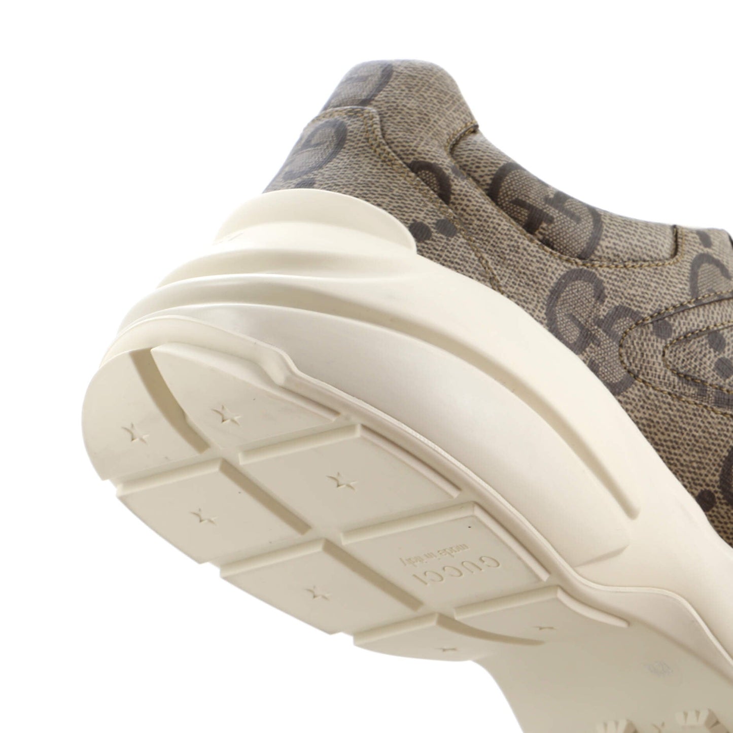 Rhyton Sneakers Jumbo GG Coated Canvas