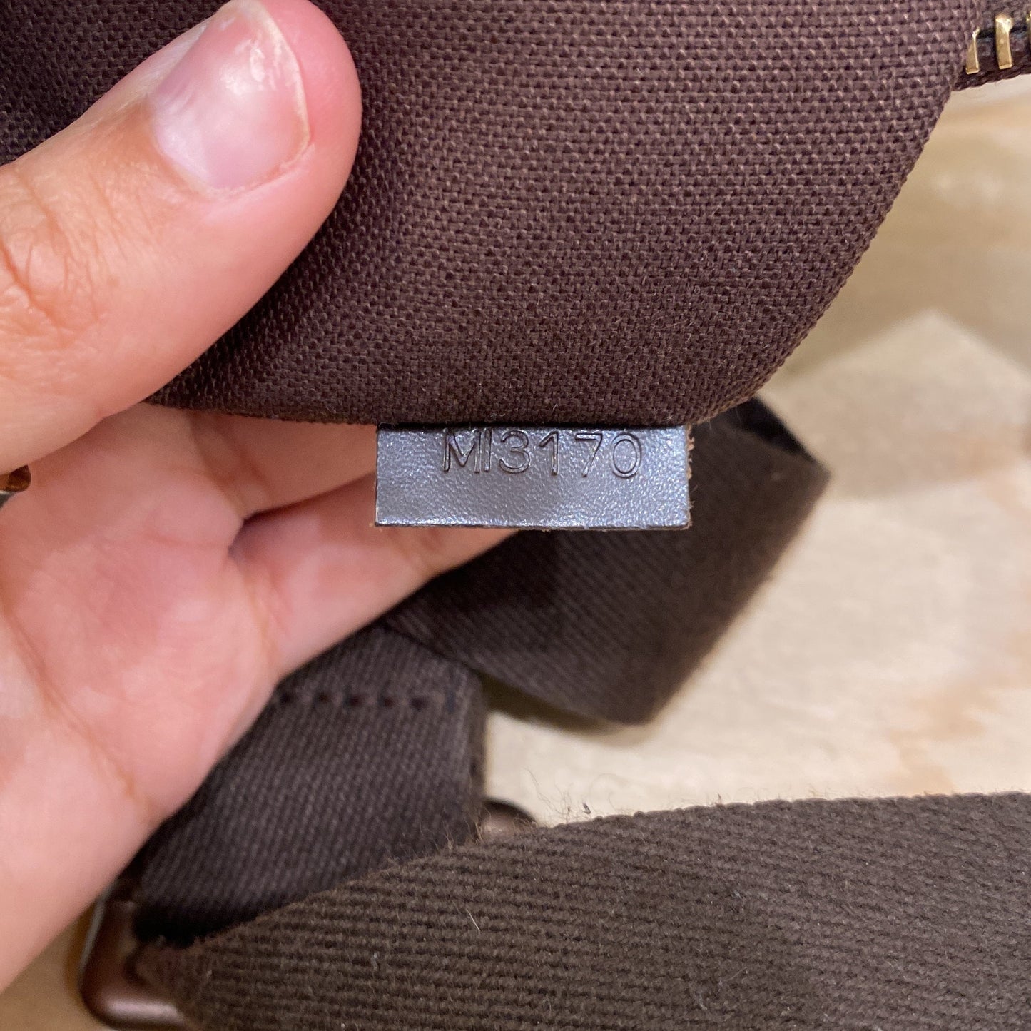 Brooklyn Pochette Plate Damier