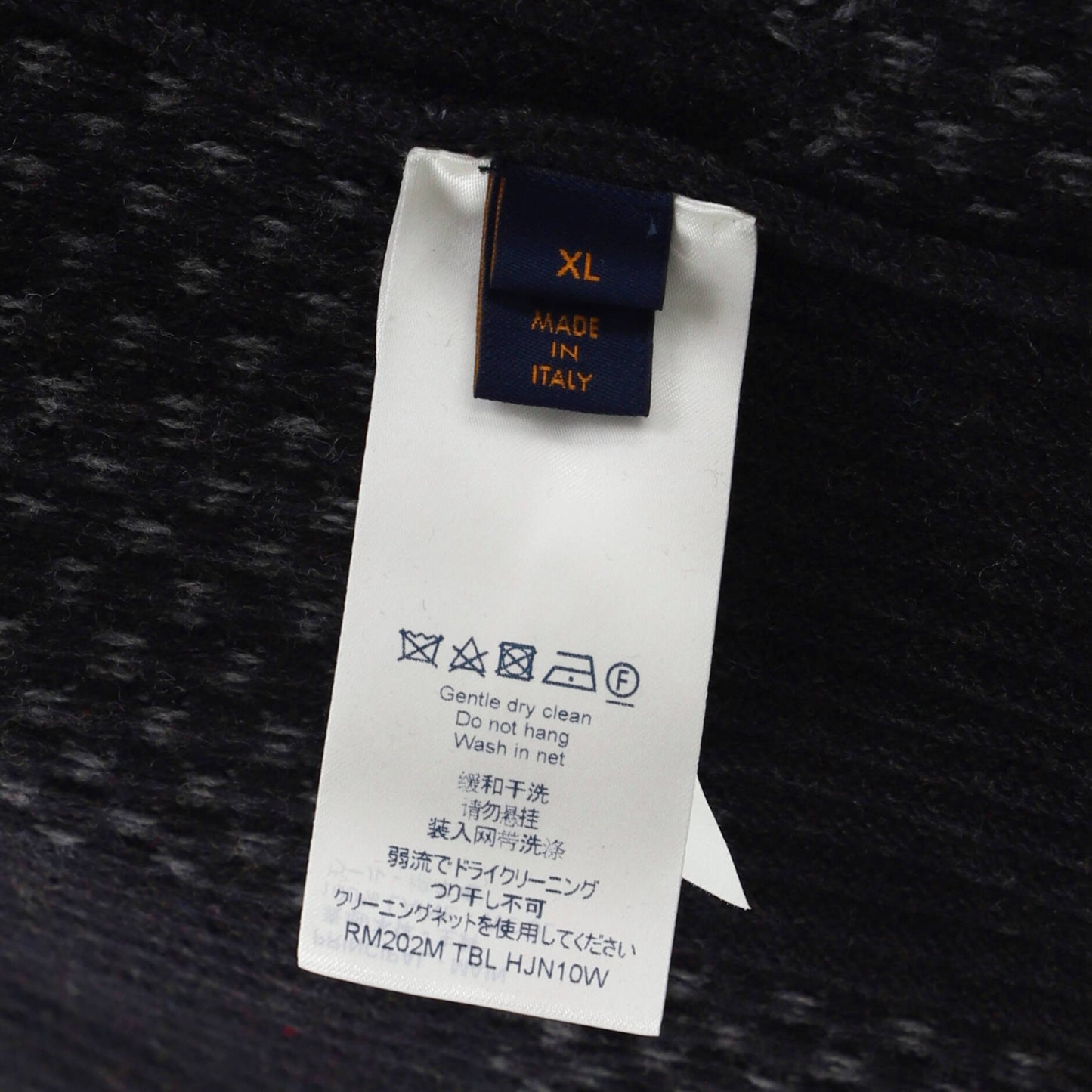 Men's Nigo Cardigan Giant Damier Wool