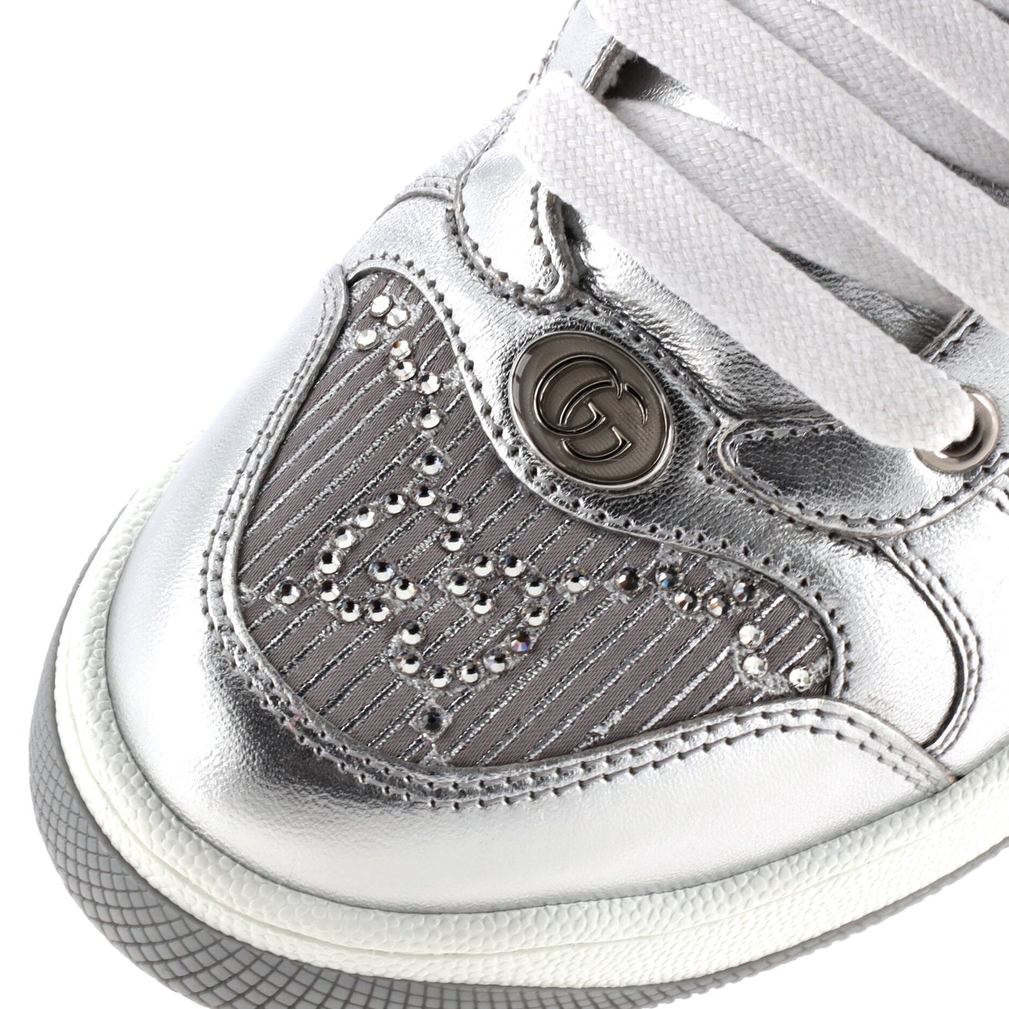 Screener Sneakers GG Canvas with Crystals