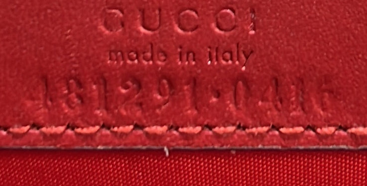 Cherries Wallet on Chain GG Coated Canvas Mini