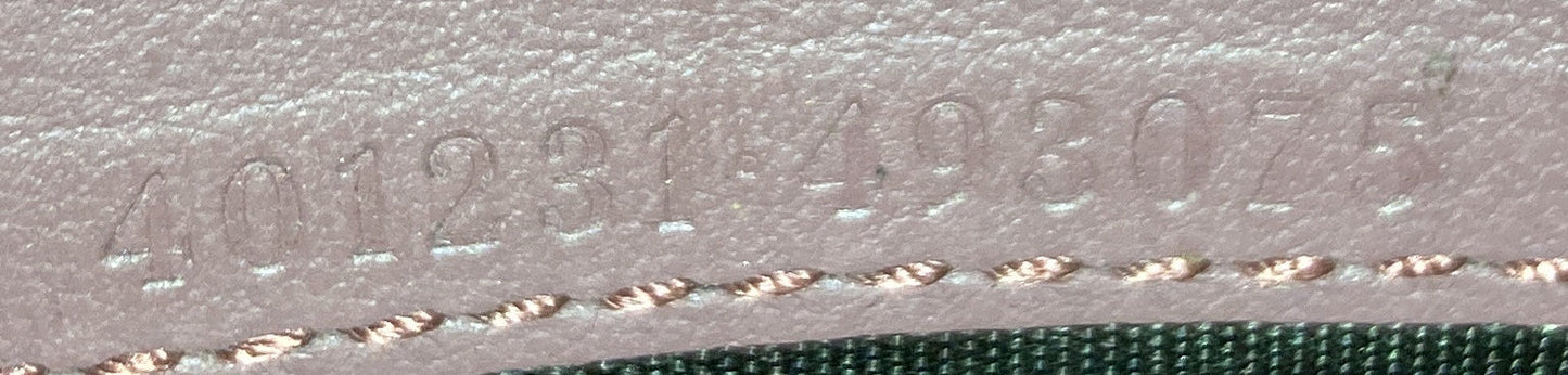 Dionysus Chain Wallet Blooms Print GG Coated Canvas Small