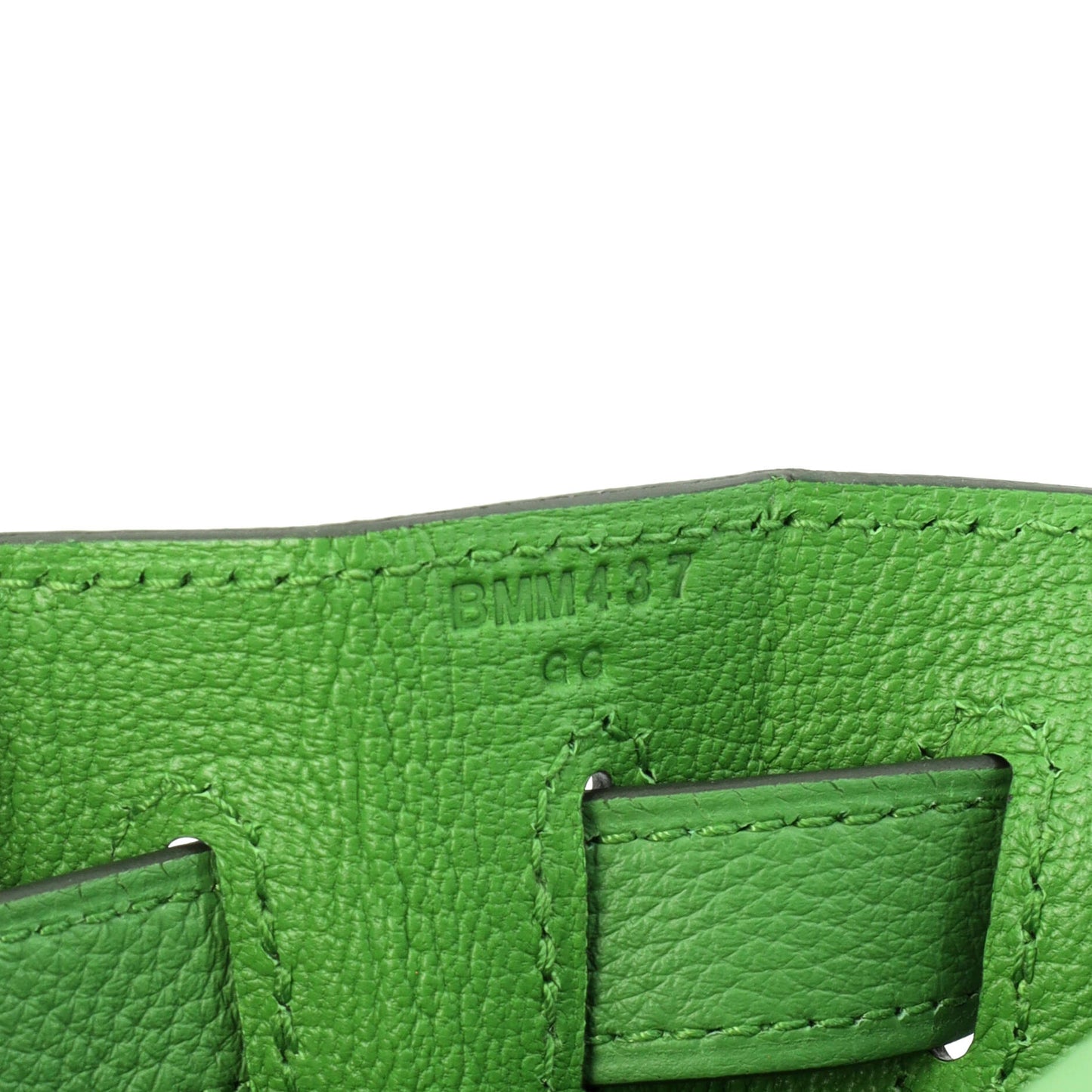 Kelly Handbag Vert Yucca Togo with Gold Hardware 28